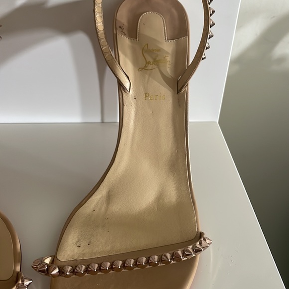 Christian Louboutin So Me 100 Nude/Pink Bronze - Picture 2 of 6